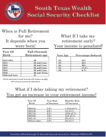 Cover: Social Security Cheat Sheet